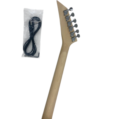 Custom Race Flying V Plexiglass Acrylic Translucent Body Rhoads Floyd Rose Tremolo Guitar - Image 7