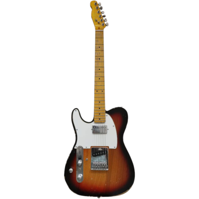 Custom Regent Andy Summers Relic Aged 3 Color Sunburst Electric Guitar - Image 4