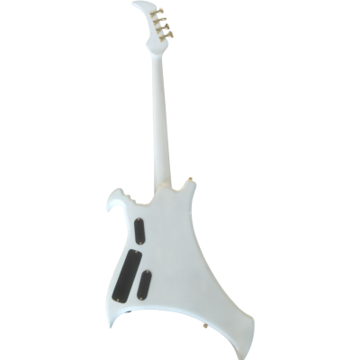 Custom Pulse Buzzard White John Entwistle 4 String Bass Number Fretboard Inlays - Image 6