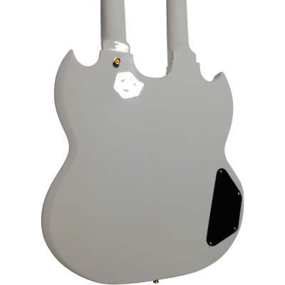Custom Crown SG Left Handed Don Felder Arctic White Double Neck 12 6 String EDS1275 Electric Guitar - Image 5