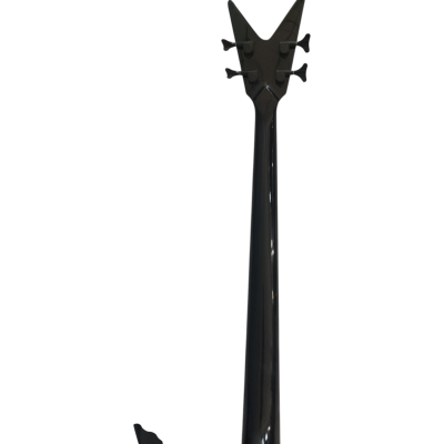 Custom Tempest V Shaped Headstock 4 String Bass Dimebag Red Lightning Finish Flying V - Image 4