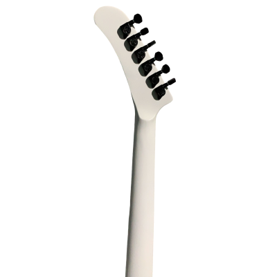 Custom Obsidian Hetfield MX220 Explorer Olympic White Electric Guitar - Image 6