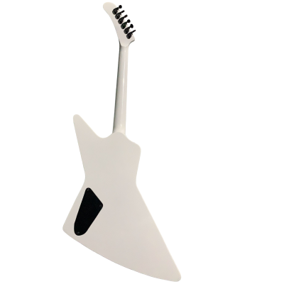 Custom Obsidian Hetfield MX220 Explorer Olympic White Electric Guitar - Image 7
