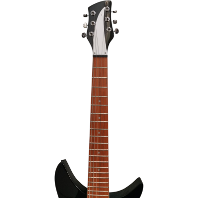 Custom Nova Black Jetglo John Lennon 325C64 21 Inch Scale Length Guitar Padauk Fretboard - Image 4
