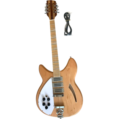 Custom Nova George Mapleglo Natural Finish 360 12 String Electric Guitar - Image 7