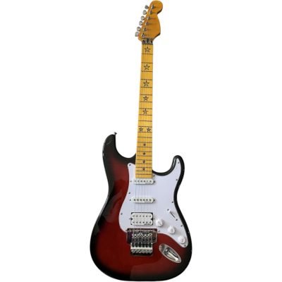 Custom Regent ST Richie Sambora Fuzzfaced Guitar Cherry Sunburst Floyd Rose Tremolo - Image 2