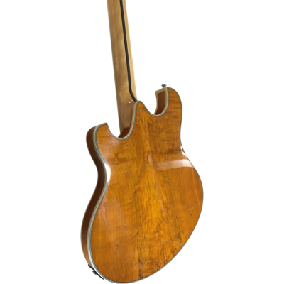 Custom Vesper Languedoc Region Fhole Natural Amber Spalted Maple Bracing Inside Guitar - Image 7