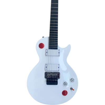 Custom Crown Alpine White Buckethead Electric Guitar Push Button Kill Switch Floyd Rose Tremolo