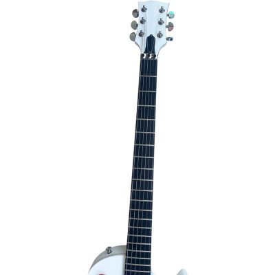 Custom Crown Alpine White Buckethead Electric Guitar Push Button Kill Switch Floyd Rose Tremolo - Image 4