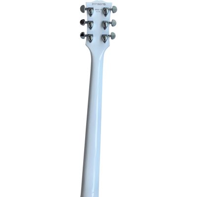 Custom Crown Alpine White Buckethead Electric Guitar Push Button Kill Switch Floyd Rose Tremolo - Image 5