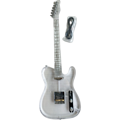 Custom Regent Plexiglass Acrylic Lucite Electric Guitar - Image 3