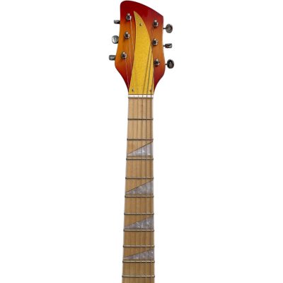 Custom Nova Fireglo 620 Solid Body Maple Fretboard Guitar Toaster Pickups - Image 5