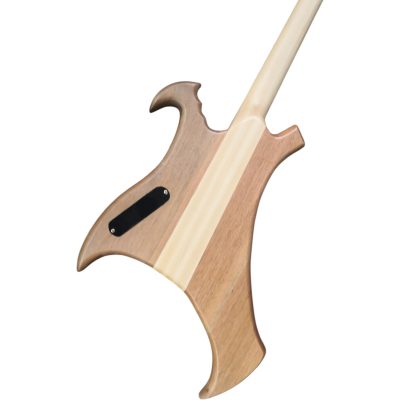 Custom Pulse Buzzard Natural Finish John Entwistle 4 String Bass Number Fretboard Inlays - Image 3