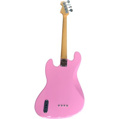 Custom Regent Hot Pink Skully Mark Hoppus 4 String Jazz Bass - Image 4