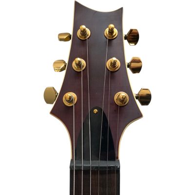 Custom Monarch Santana Emerald Green Flamed Maple Top Electric Guitar - Image 3