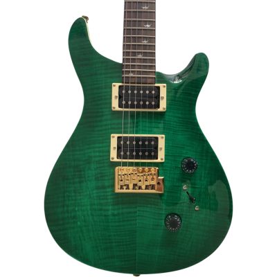 Custom Monarch Santana Emerald Green Flamed Maple Top Electric Guitar