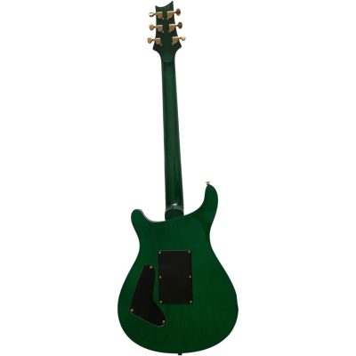 Custom Monarch Santana Emerald Green Flamed Maple Top Electric Guitar - Image 5