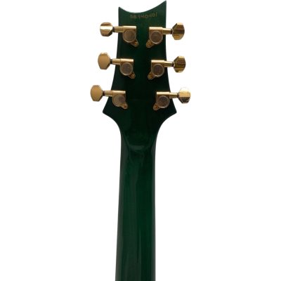 Custom Monarch Santana Emerald Green Flamed Maple Top Electric Guitar - Image 6