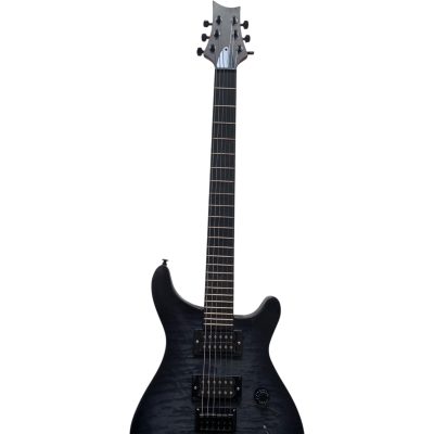 Custom Monarch Santana Black Burst Flamed Maple Top Electric Guitar - Image 2