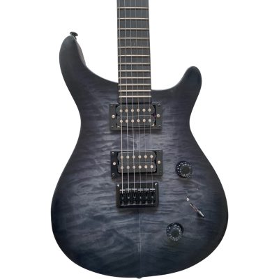 Custom Monarch Santana Black Burst Flamed Maple Top Electric Guitar