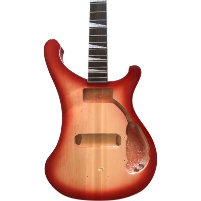Custom Nova DIY Unfinished Cherry Fireglo 4003 4 String Bass Do It Yourself