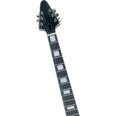 Custom Crown Flying V Maui Pelham Blue Richie Faulkner Electric Guitar - Image 4