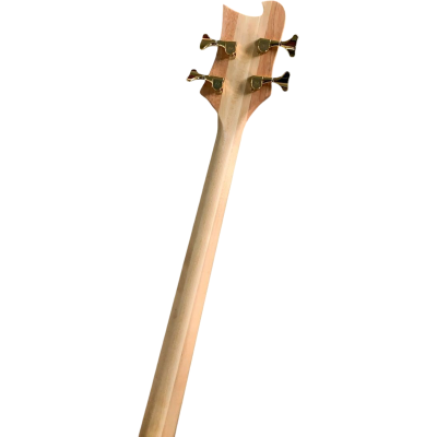 Custom Nova 4 Pickups Lemmy Kilmister 4004 Walnut Wood Carved Oak 4 String Bass - Image 7