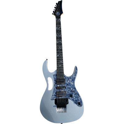 Custom Axis PIA3761C Steve Blue Powder Blue Pearloid Pickguard Floyd Rose Tremolo Guitar - Image 2