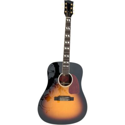 Custom Crown Southern Jumbo Hank Vintage Sunburst Acoustic Guitar - Image 2