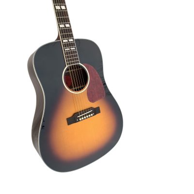 Custom Crown Southern Jumbo Hank Vintage Sunburst Acoustic Guitar - Image 5