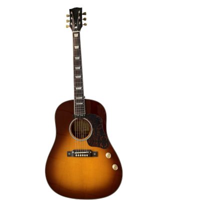 Custom Crown J160E John Lennon Vintage Sunburst Magnetic Pickup Acoustic Electric Guitar - Image 2
