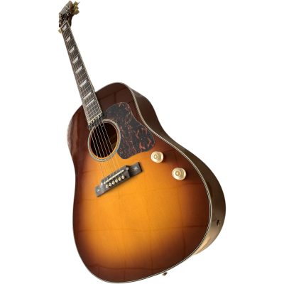 Custom Crown J160E John Lennon Vintage Sunburst Magnetic Pickup Acoustic Electric Guitar - Image 6
