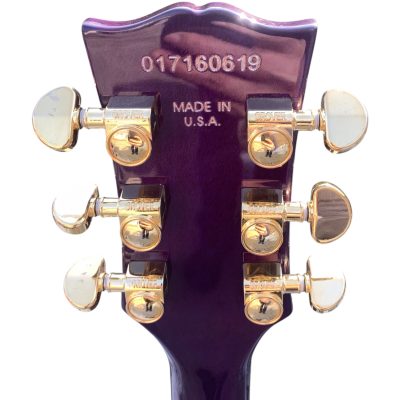 Custom Crown Tuxedo Randy Rhoads Purple Burst Flame Maple Top Guitar - Image 4