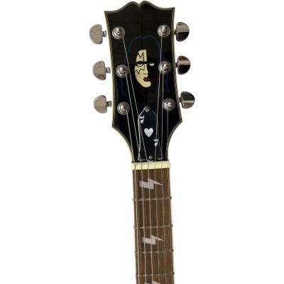 Custom Crown Ace Frehley Kiss Heritage Blue Quilted Maple Top 6 String Electric Guitar - Image 3
