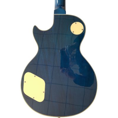 Custom Crown Ace Frehley Kiss Heritage Blue Quilted Maple Top 6 String Electric Guitar - Image 11