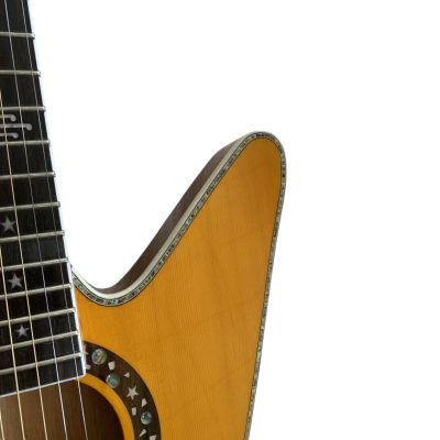 Custom Halo Abalone Bindings Matthias Jabs Guitar EX90 Akustik Natural High Gloss - Image 5