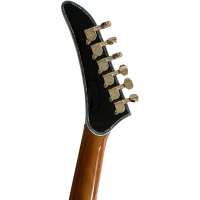 Custom Halo Abalone Bindings Matthias Jabs Guitar EX90 Akustik Natural High Gloss - Image 10