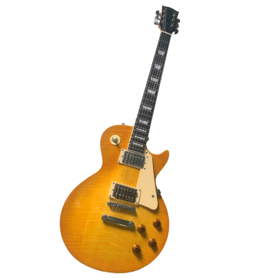 Custom Crown Standard Jimmy Page VOS Lemonburst Flamed Maple Top Electric Guitar - Image 2
