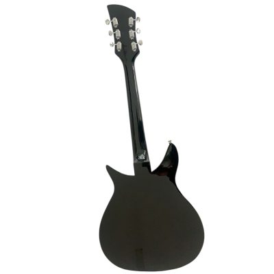 Custom Nova Black Jetglo 325C64 21 Inch Scale Length Guitar - Image 7