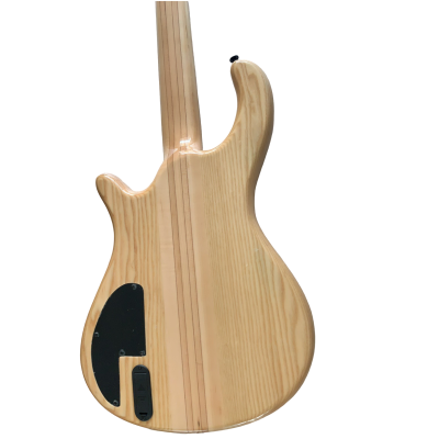 Custom Onyx Patriot Translucent Blue Burst Flamed Maple 5 String Bass Multi Fanned Fret - Image 6