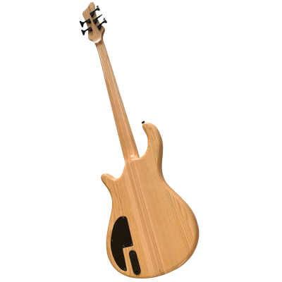 Custom Onyx Patriot Translucent Blue Burst Flamed Maple 5 String Bass Multi Fanned Fret - Image 7