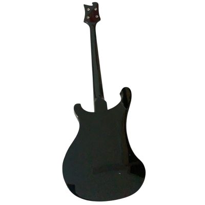 Custom Nova DIY Unfinished Jetglo Ebony Black 4003 4 String Bass - Image 5