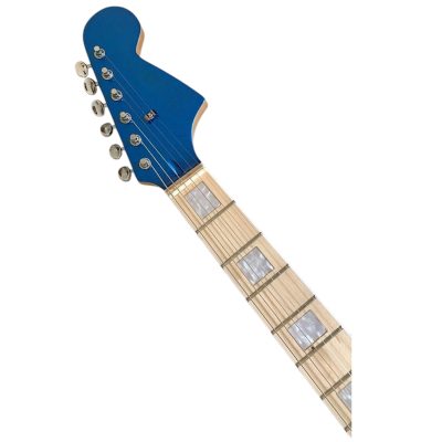 Custom Regent Mystic Lake Placid Blue Jaguar Kurt Cobain Finish Electric Guitar - Image 4