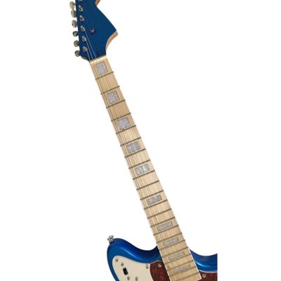 Custom Regent Mystic Lake Placid Blue Jaguar Kurt Cobain Finish Electric Guitar - Image 5