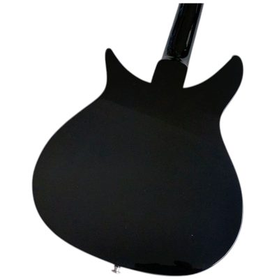 Custom Nova Black Jetglo 325C64 21 Inch Scale Length 6 String Guitar - Image 6