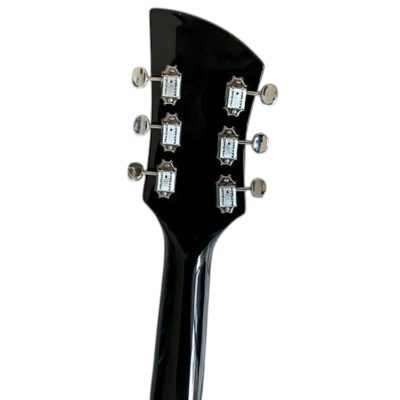 Custom Nova Black Jetglo 325C64 21 Inch Scale Length 6 String Guitar - Image 7