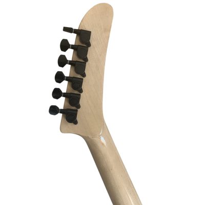 Custom Obsidian George Lynch Vintage White Ebony Fretboard Kamikaze Floyd Rose Tremolo Kanji Electric Guitar - Image 5