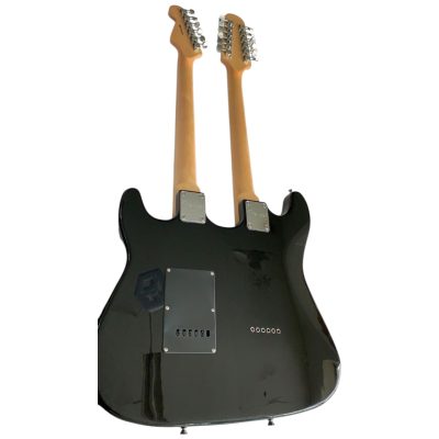 Custom Regent Yngwie Malmsteen Mahogany Wood Body Sunburst Finish Double Neck Guitar - Image 4
