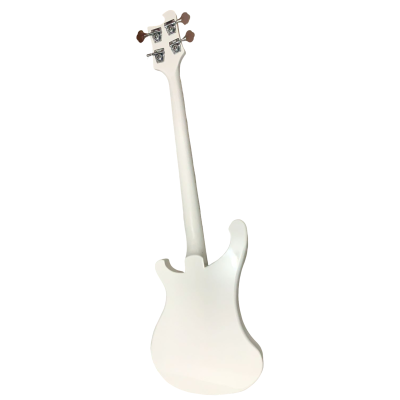 Custom Nova 4001 Alpine White 4 String Bass Pearloid Pickguard - Image 5