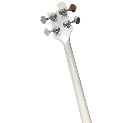 Custom Nova 4001 Alpine White 4 String Bass Pearloid Pickguard - Image 7